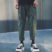Load image into Gallery viewer, Men&#39;s Side Pockets Cargo Harem Pants 2020 Hip Hop Casual Male Tatical Joggers Trousers Fashion Casual Streetwear Pants
