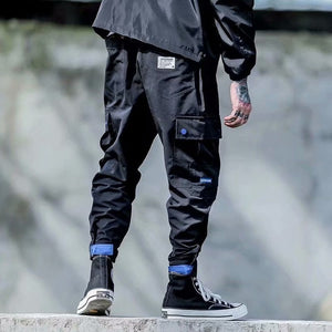 Men's Side Pockets Cargo Harem Pants 2020 Hip Hop Casual Male Tatical Joggers Trousers Fashion Casual Streetwear Pants