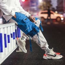 Load image into Gallery viewer, Men&#39;s Side Pockets Cargo Harem Pants 2020 Hip Hop Casual Male Tatical Joggers Trousers Fashion Casual Streetwear Pants
