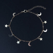 Load image into Gallery viewer, New Fashion Gold Color Moon Star Charms bracelet for Women Accessories Bracelets 4g
