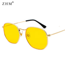Load image into Gallery viewer, 2020 Vintage Sunglasses Men Square Metal Frame Sunglasses Pilot Mirror Classic Retro Sun Glasses Women Luxury Summer  Eyewear

