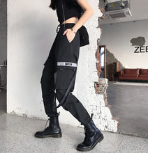 Load image into Gallery viewer, Hot Big Pockets Cargo pants women High Waist Loose Streetwear pants Baggy Tactical Trouser hip hop high quality joggers pants
