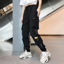 Load image into Gallery viewer, Hot Big Pockets Cargo pants women High Waist Loose Streetwear pants Baggy Tactical Trouser hip hop high quality joggers pants
