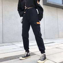 Load image into Gallery viewer, Hot Big Pockets Cargo pants women High Waist Loose Streetwear pants Baggy Tactical Trouser hip hop high quality joggers pants
