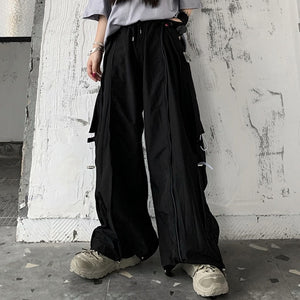 Hot Big Pockets Cargo pants women High Waist Loose Streetwear pants Baggy Tactical Trouser hip hop high quality joggers pants