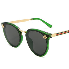 Load image into Gallery viewer, 2020 luxury bee Sunglasses Men Square Brand Design Sun Glasses Oculos Retro male iron sunglasses women
