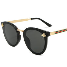 Load image into Gallery viewer, 2020 luxury bee Sunglasses Men Square Brand Design Sun Glasses Oculos Retro male iron sunglasses women
