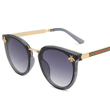 Load image into Gallery viewer, 2020 luxury bee Sunglasses Men Square Brand Design Sun Glasses Oculos Retro male iron sunglasses women
