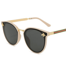 Load image into Gallery viewer, 2020 luxury bee Sunglasses Men Square Brand Design Sun Glasses Oculos Retro male iron sunglasses women
