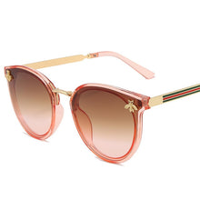 Load image into Gallery viewer, 2020 luxury bee Sunglasses Men Square Brand Design Sun Glasses Oculos Retro male iron sunglasses women

