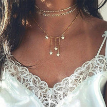 Load image into Gallery viewer, 2019 Fashion Sequins Multi Layer long Necklaces Pendant Bohemian Pendant Necklace for Women Bijoux Jewelry Accessories
