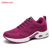 Load image into Gallery viewer, Fashion Women Lightweight Sneakers Running Shoes Outdoor Sports Shoes Breathable Mesh Comfort Running Shoes Air Cushion Lace Up
