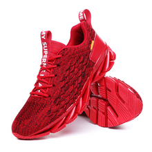 Load image into Gallery viewer, 2020 Spring New Fish Scale Blade Casual Lace-up  Comfortable Running Men Breathable Gym Fly Woven Mesh Fashion  Shoes Sneakers

