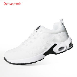 Fashion Women Lightweight Sneakers Air Cushion Ladies Trainers Basket Tenis Casual White Platform Sneakers Breathable Comfort