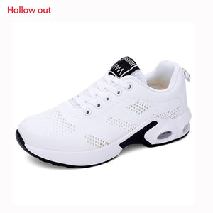 Fashion Women Lightweight Sneakers Air Cushion Ladies Trainers Basket Tenis Casual White Platform Sneakers Breathable Comfort