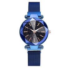 Load image into Gallery viewer, Luxury Starry Sky Stainless Steel Mesh Bracelet Watches For Women Crystal Analog Quartz Wristwatches Ladies Sports Dress Clock

