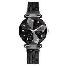 Load image into Gallery viewer, Luxury Starry Sky Stainless Steel Mesh Bracelet Watches For Women Crystal Analog Quartz Wristwatches Ladies Sports Dress Clock
