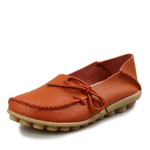 Load image into Gallery viewer, New Women Real Leather Shoes Moccasins Mother Loafers Soft Leisure Flats Female Driving Casual Footwear Size 35-44 In 24 Colors
