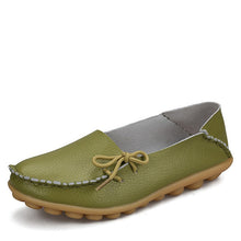 Load image into Gallery viewer, New Women Real Leather Shoes Moccasins Mother Loafers Soft Leisure Flats Female Driving Casual Footwear Size 35-44 In 24 Colors
