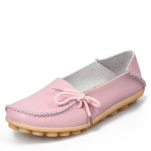 Load image into Gallery viewer, New Women Real Leather Shoes Moccasins Mother Loafers Soft Leisure Flats Female Driving Casual Footwear Size 35-44 In 24 Colors
