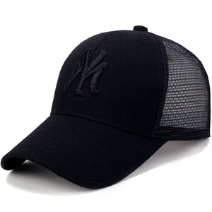 Spring Summer Unisex Baseball Caps Letter Mesh Cap Fashion Solid Embroidery Adjustable Hat Women Men Cotton Casual Hats CP0113